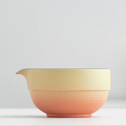 Ceramic Matcha Bowl with Wide Whisking Surface and Heat Resistant Design
