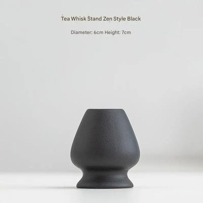 Ceramic Matcha Bowl with Wide Whisking Surface and Heat Resistant Design