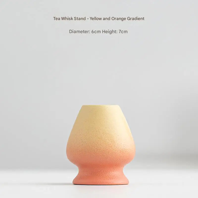 Ceramic Matcha Bowl with Wide Whisking Surface and Heat Resistant Design