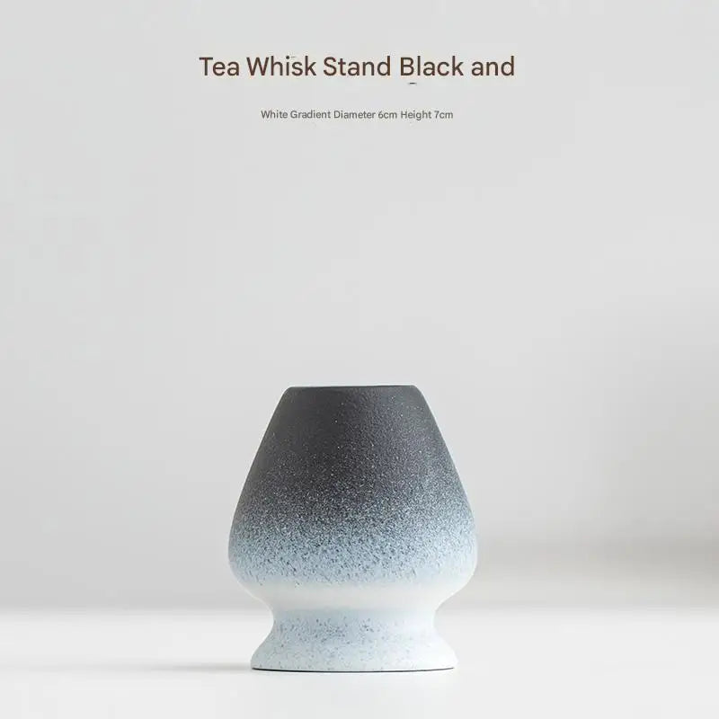 Ceramic Matcha Bowl with Wide Whisking Surface and Heat Resistant Design