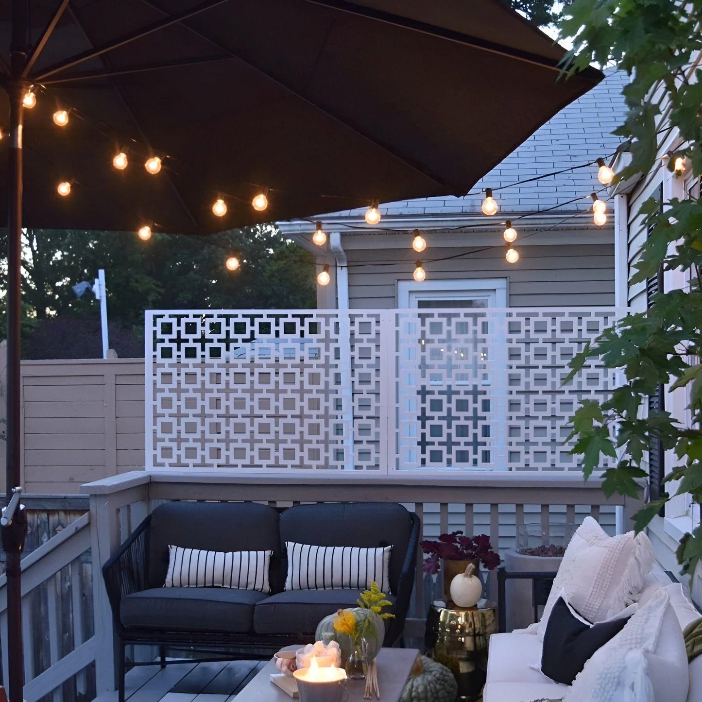 Warm White LED String Lights with Shatterproof Plastic Housing and Extendable Cord, 15m or 30m