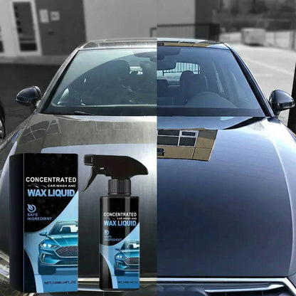 Multi Functional Car Ceramic Coating Spray, Polishing Spot Remover, 2026 High Gloss Paint Protection Kit with Microfiber Towel & Sponge