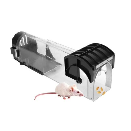 Reusable Rodent Trap with Locking Mechanism