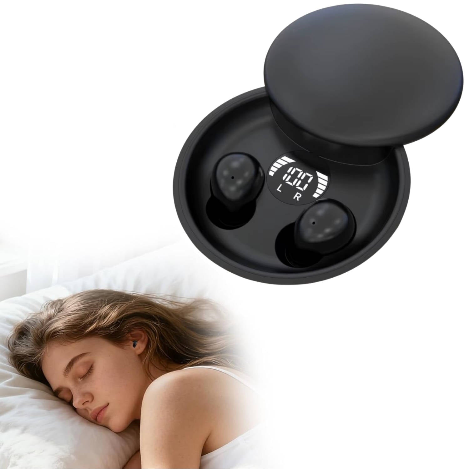 Mini Bluetooth Earbuds, Compact Discreet Wireless Headphones for Sleep ...
