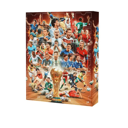 Football Themed Advent Calendar with 24 Daily Toy Surprises in 5 Style Options