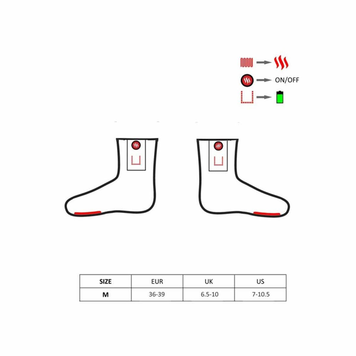 Rechargeable Heated Indoor Slippers with Carbon Fiber Elements and 3 Heat Levels for Home