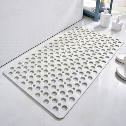 Textured Shower Mat with Antibacterial Treatment and Non-Slip Grip All Vera Mart