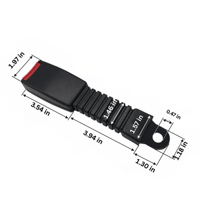 Adjustable Seat Belt Extender for Car Safety Comfort