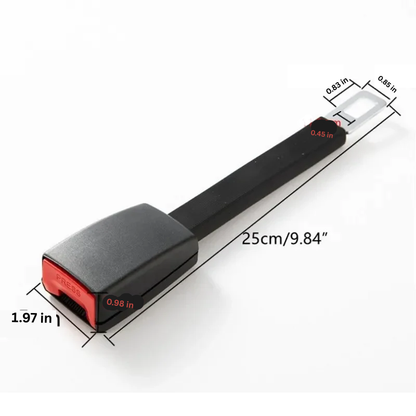 Raised Seat Belt Extender with Rigid Stem