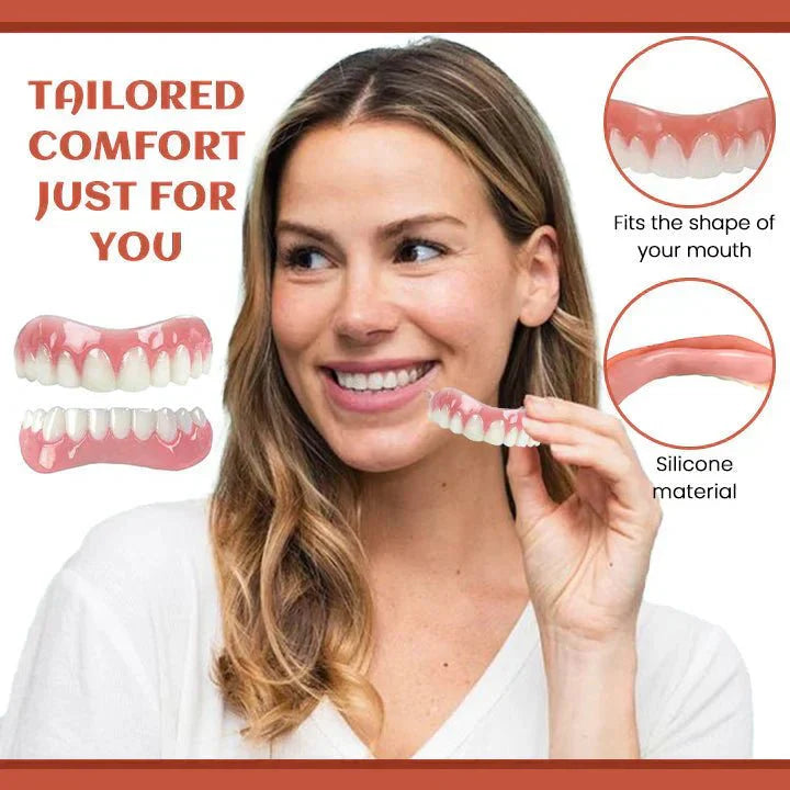 Adjustable Silicone Denture Set for a Natural Smile - Lexians
