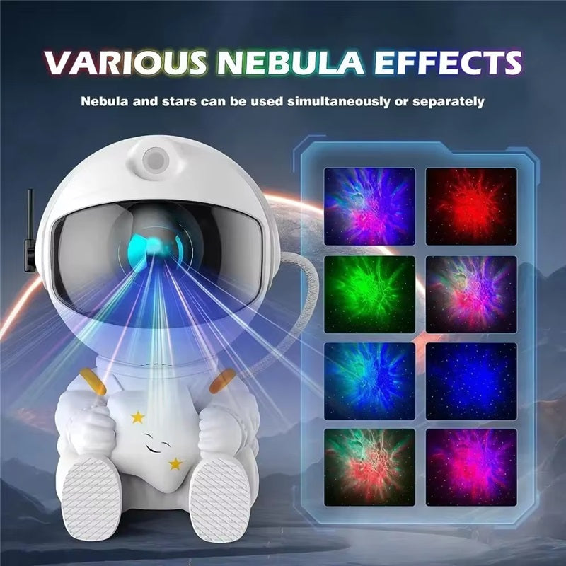 Astronaut Galaxy Projector LED Night Light