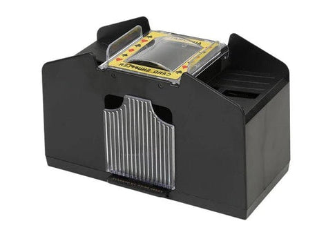 Motorized Card Shuffler with USB and Battery Power for 2-6 Decks