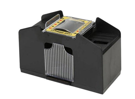 Motorized Card Shuffler with USB and Battery Power for 2-6 Decks