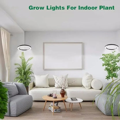 Ring Grow Light with Adjustable Telescoping Stand and Timer