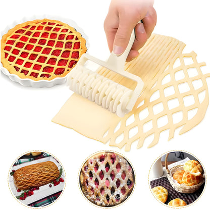 Lattice Roller Cutter for Pies, Cookies and Pastries
