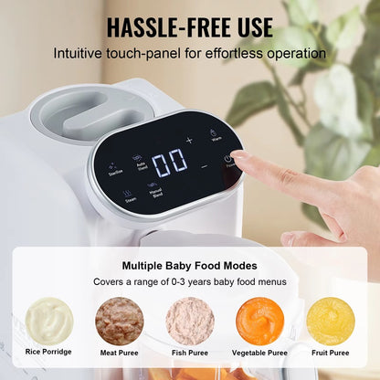 5-in-1 Baby Food Maker with with Advanced Safety Features