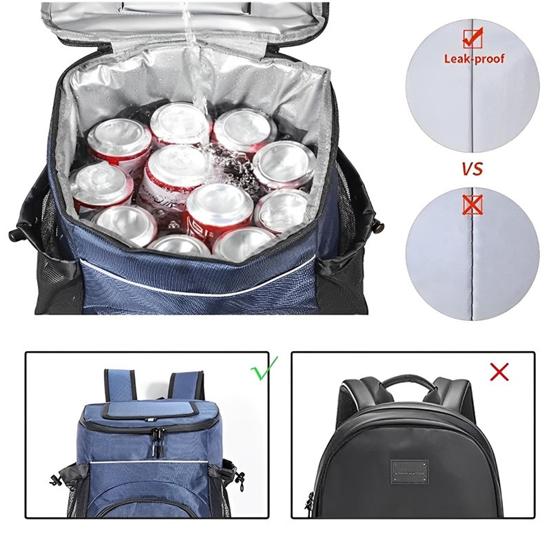 Insulated Backpack Cooler Bag with Large Capacity