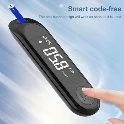 Blood Glucose Monitor Kit with Test Strips and Lancets