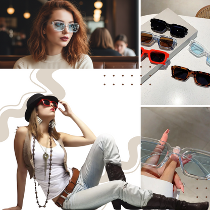 Bold Energy Rectangle UV Sunglasses  - Ozerty