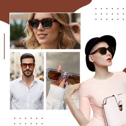 Bold Energy Rectangle UV Sunglasses  - Ozerty