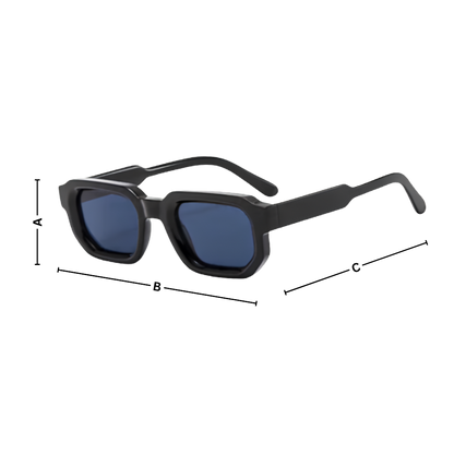 Bold Energy Rectangle UV Sunglasses  - Ozerty