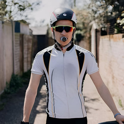 Handheld Breathing Trainer with Adjustable Resistance in a Compact Lightweight Body in Black or White