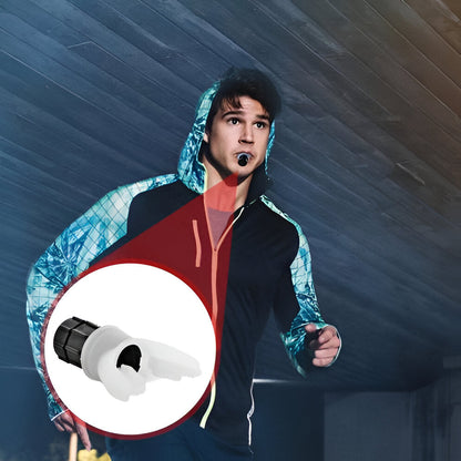 Handheld Breathing Trainer with Adjustable Resistance in a Compact Lightweight Body in Black or White