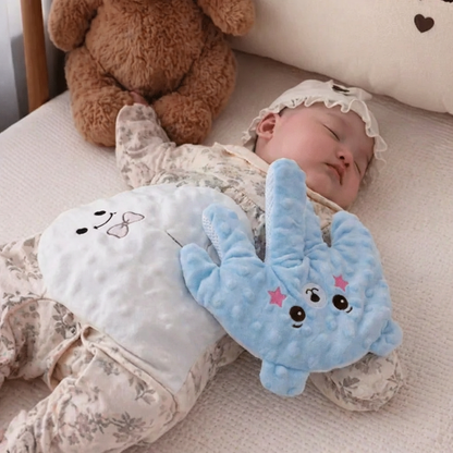 Soft Animal Shaped Toy with Gentle Patting Movement in Three Designs for Nursery Shelves