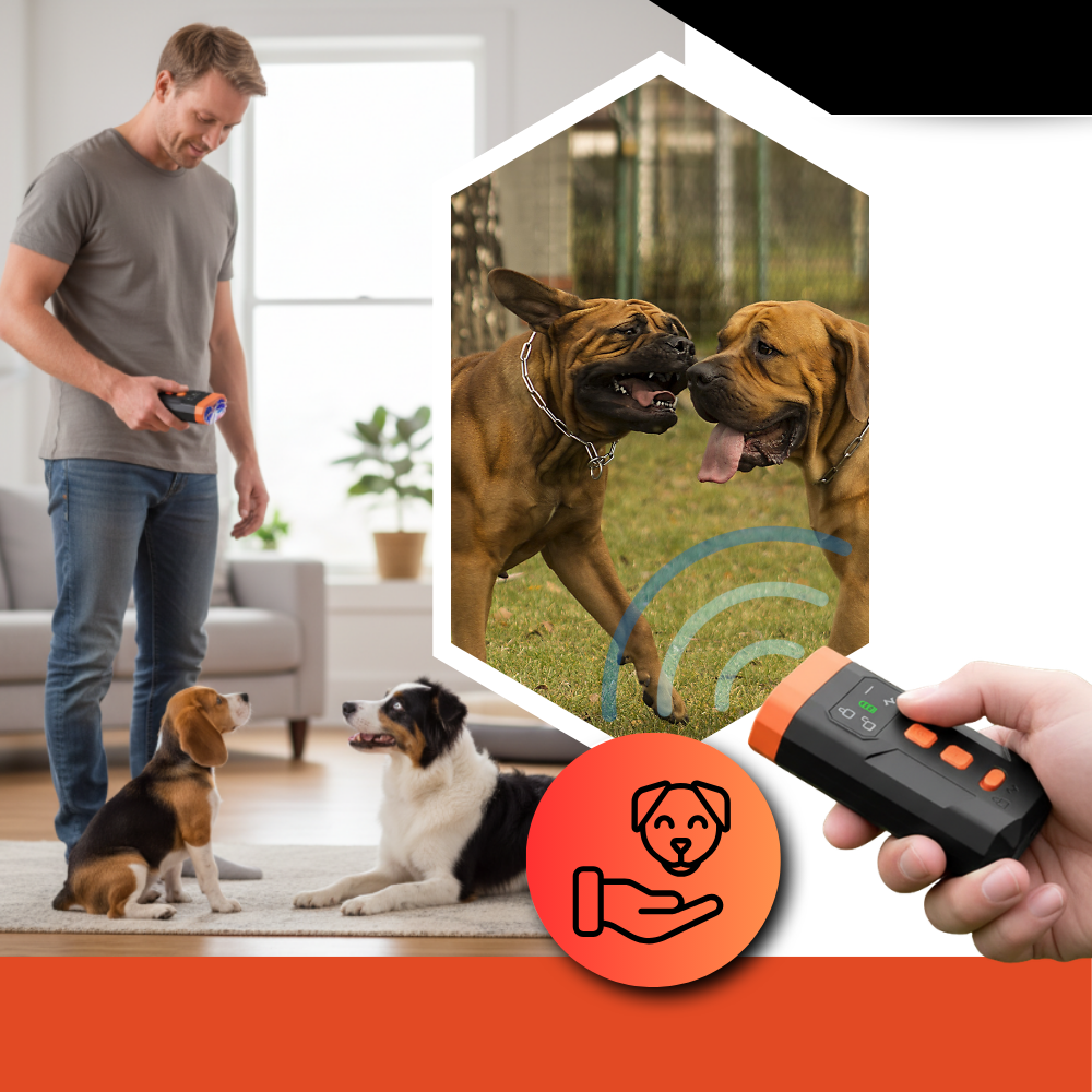 Calm Control Ultrasonic Dog Trainer Repeller - Ozerty
