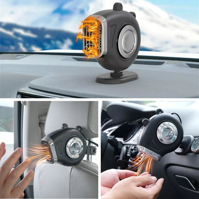 12V Portable Car Heater with 360° Angle Adjustment