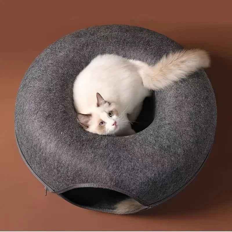 Interactive Donut Cat Cave