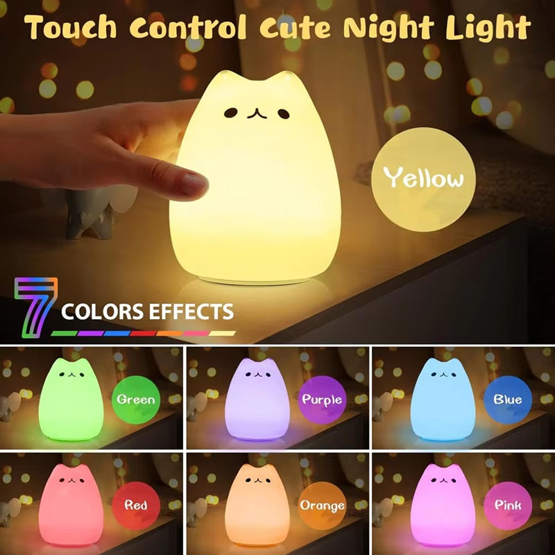 Cute Cat Night Lamp