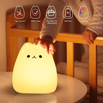 Cute Cat Night Lamp