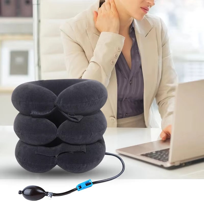 Inflatable Cervical Traction Neck Pillow