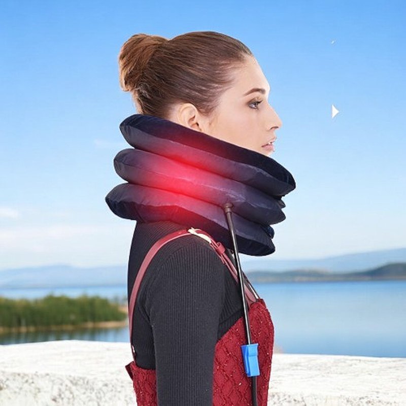 Inflatable Cervical Traction Neck Pillow