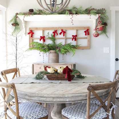 Pine Garland with Brown Pinecones and Cascading Needles 6 Feet