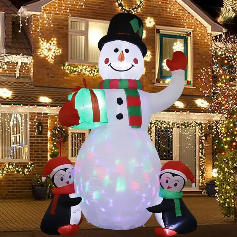 Giant Inflatable Snowman - Quick Setup Indoor and Outdoor Christmas Decoration