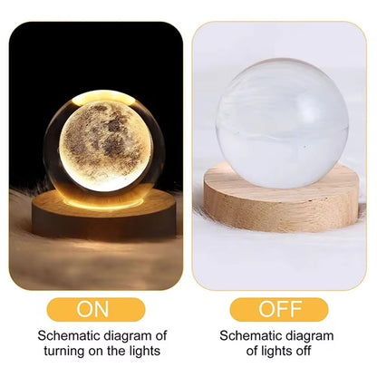 3D Crystal Ball Lamp