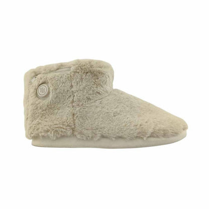 Rechargeable Heated Indoor Slippers with Carbon Fiber Elements and 3 Heat Levels for Home