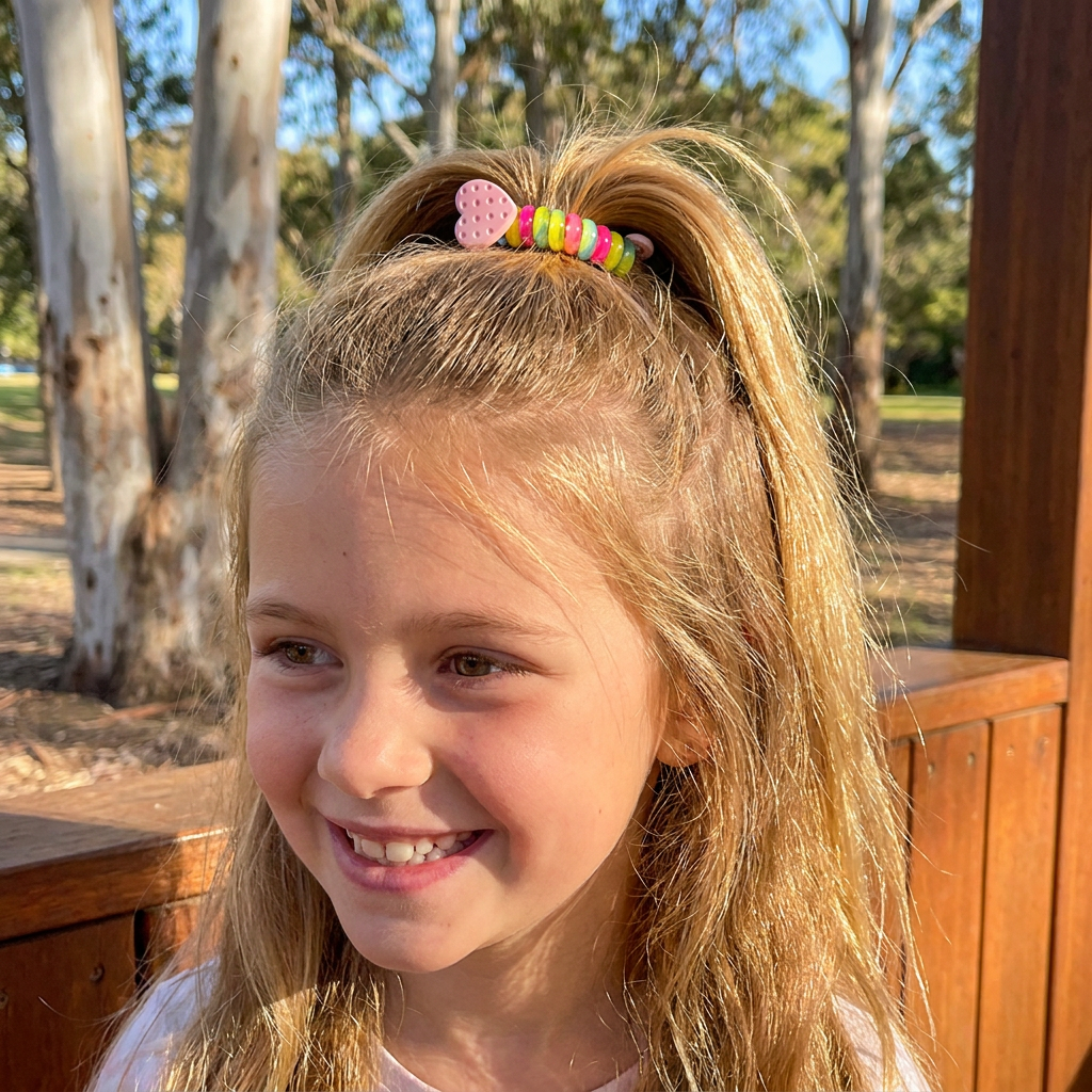 Stretchy Spiral Hair Ties for Girls in Seven Cute Styles for Braids Ponytails and Everyday Hairdos