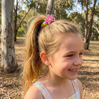 Stretchy Spiral Hair Ties for Girls in Seven Cute Styles for Braids Ponytails and Everyday Hairdos