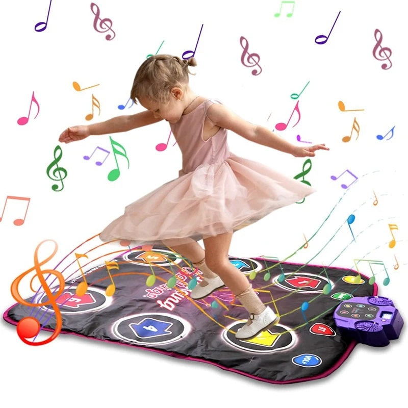 Interactive Dance Mat with 5 Levels of Fun and Challenges for Kids