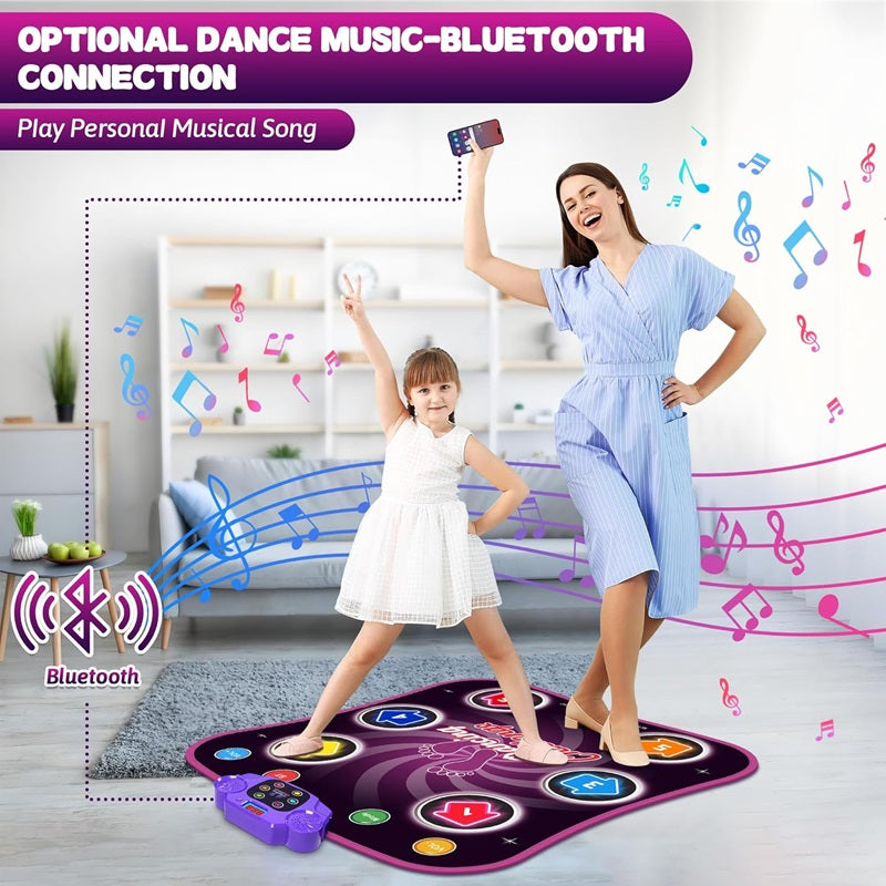 Interactive Dance Mat with 5 Levels of Fun and Challenges for Kids