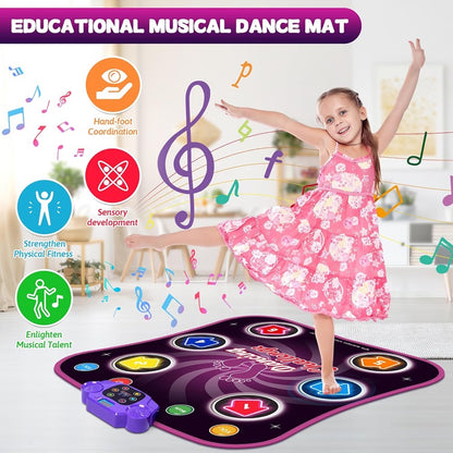 Interactive Dance Mat with 5 Levels of Fun and Challenges for Kids