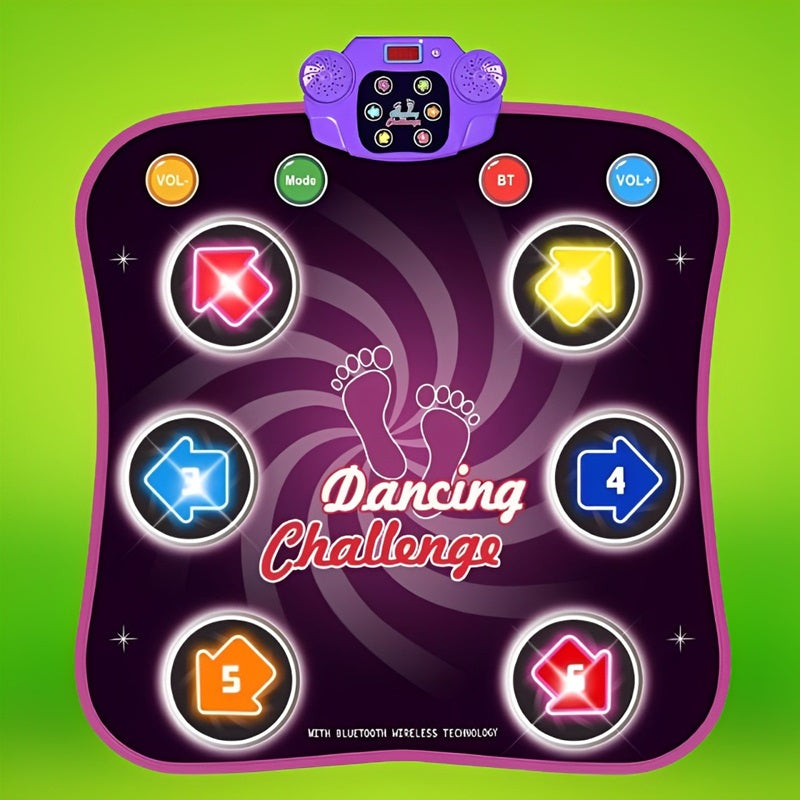 Interactive Dance Mat with 5 Levels of Fun and Challenges for Kids