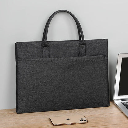 Document Tote Bag with Structured Design and Shoulder Carry Options