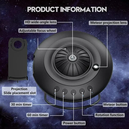 Galaxy Projector with Planetarium Effects
