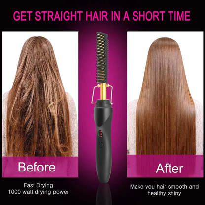Hot Comb for Thick and Coarse Hair
