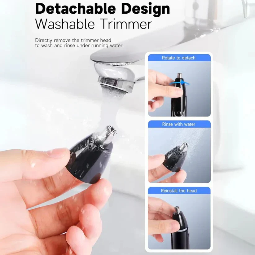 Rechargeable Nose and Ear Hair Trimmer