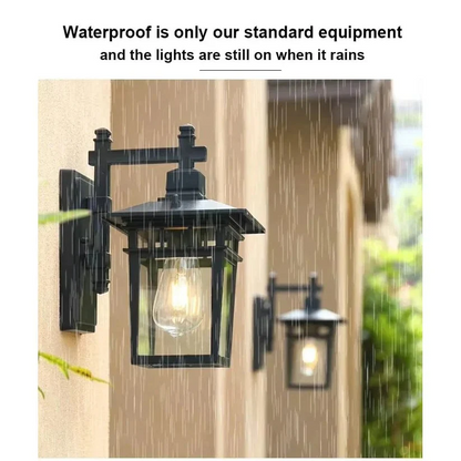 Modern Outdoor Wall Mounted Light Fixture for Entryways and Yards